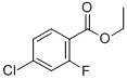 structure of CAS# 4793-20-8, Ethyl 4-Chloro-2-Fluorobenzoate;ETHYL 4-CHLORO-2-FLUOROBENZOATE