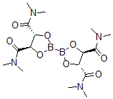 structure of CAS# 480438-22-0, (4R,4'R,5R,5'R)-rel-N4,N4,N4',N4',N5,N5,N5',N5'-Octamethyl-[2,2'-Bi-1,3,2-Dioxaborolane]-4,4',5,5'-Tetracarboxamide