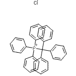 structure of CAS# 48234-64-6, Triphenyl(Trityl)Phosphonium Chloride;(Triphenylmethyl)Triphenylphosphonium Chloride;Phosphonium, triphenyl(triphenylmethyl)-, chloride;Triphenyl(triphenylmethyl)phosphonium chloride