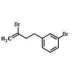 结构式 CAS# 485320-32-9, 1-溴-3-(3-溴-3-丁烯-1-基)苯