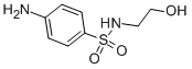structure of CAS# 4862-94-6, 4-Amino-N-(2-Hydroxyethyl)Benzenesulfonamide;4-Amino-N-(2-Hydroxyethyl)Benzenesulphonamide;4-AMINO-N-(2-HYDROXYETHYL)BENZENESULFONAMIDE;4-[(2-Hydroxyethyl)Sulphamoyl]Aniline
