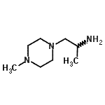 CAS 登录号：486414-65-7， 1-(4-甲基-1-哌嗪基)-2-丙胺