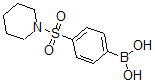 structure of CAS# 486422-58-6, B-[4-(1-Piperidinylsulfonyl)Phenyl]-Boronic Acid;4-(Piperidin-1-Ylsulphonyl)Benzeneboronic Acid 97%;4-(1-Piperidinylsulfonyl)Benzeneboronic Acid, 97%;4-(N-PIPERIDINYLSULPHONAMIDO)BENZENEBORONIC ACID