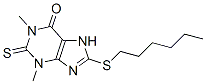 CAS#: 4869-71-0， 1,3-Dimethyl-2,7-Dihydro-8-(Hexylthio)-2-Thioxo-1H-Purin-6(3H)-One
