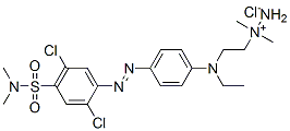 CAS 登录号：4882-68-2， 1-[2-[[4-[[2,5-二氯-4-[(二甲基氨基)磺酰基]苯基]偶氮]苯基]乙基氨基]乙基]-1,1-二甲基肼二盐酸盐