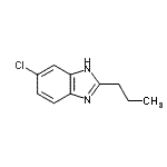 CAS 登录号：4887-91-6， 6-氯-2-丙基-1H-苯并咪唑