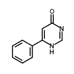 结构式 CAS# 4891-69-4, 6-苯基-4(1H)-嘧啶酮