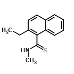 CAS 登录号：489470-29-3， 2-乙基-N-甲基-1-萘硫代甲酰胺