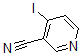 structure of CAS# 490039-72-0, 4-Iodo-3-Pyridinecarbonitrile;4-IODOPYRIDINE-3-CARBONITRILE;3-Pyridinecarbonitrile,4-Iodo;3-Cyano-4-Iodopyridine