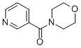 structure of CAS# 492-85-3, Nicopholine;Morpholino-(3-Pyridyl)Methanone;Morpholin-4-Yl-Pyridin-3-Yl-Methanone;Morpholine, 4-(3-Pyridinylcarbonyl)-