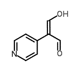 CAS 登录号：493038-82-7， (2Z)-3-羟基-2-(4-吡啶基)丙烯醛