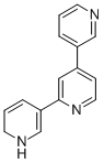 structure of CAS# 494-04-2, Nicotelline;2,4-Bis(3-Pyridyl)Pyridine;3,2':4',3''-Terpyridine;Nicotellin