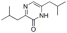 structure of CAS# 495-98-7, 3,6-Bis(2-Methylpropyl)Pyrazin-2(1H)-One;3,6-Diisobutyl-1H-Pyrazin-2-One;2(1H)-Pyrazinone, 3,6-Bis(2-Methylpropyl)-;2(1H)-Pyrazinone, 3,6-Diisobutyl-