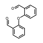 structure of CAS# 49590-51-4, 2,2'-Oxydibenzaldehyde;2,2-Diformyldiphenyl Ether;Bis(2-formylphenyl) Ether;Bis(2-Formylphenyl)ether