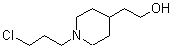 结构式 CAS# 49620-32-8, 2-[1-(3-氯丙基)-4-哌啶基]乙醇
