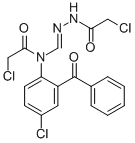 CAS#: 49691-65-8， N'-[[(2-Benzoyl-4-Chlorophenyl)(Chloroacetyl)Amino]Methylene]Chloroacetohydrazide
