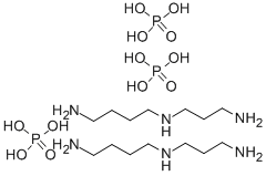 结构式 CAS# 49721-50-8, 亚精胺磷酸盐
