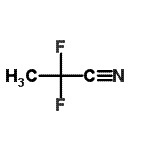structure of CAS# 49781-49-9, 2,2-Difluoropropanenitrile;2,2-Dilfuoropropionitrile