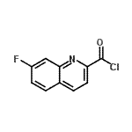 CAS 登录号：497959-11-2， 7-氟-2-喹啉甲酰氯