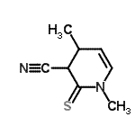 CAS#: 498580-82-8， 1,4-Dimethyl-2-Thioxo-1,2,3,4-Tetrahydro-3-Pyridinecarbonitrile