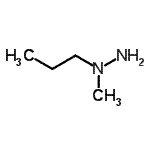 CAS 登录号：4986-49-6， 1-甲基-1-丙基肼