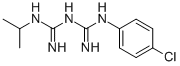 结构式 CAS# 500-92-5, N-(4-氯苯基)-N'-异丙基双胍