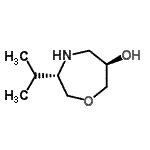 CAS#: 500708-41-8， (3S,6R)-3-Isopropyl-1,4-Oxazepan-6-Ol