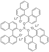 结构式 CAS# 500995-67-5, 三(S-(-)-1,1'-联萘基-2,2'-二醇)镱酸(III)锂