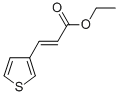 结构式 CAS# 50266-60-9, 3-(3-噻吩基)-2-丙烯酸乙酯
