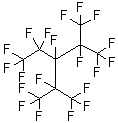 结构式 CAS# 50285-18-2, 1,1,1,2,2,3,4,5,5,5-十氟-3-[1,2,2,2-四氟-1-(三氟甲基)乙基]-4-(三氟甲基)-戊烷