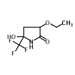 CAS#: 503111-24-8， 3-Ethoxy-5-Hydroxy-5-(Trifluoromethyl)-2-Pyrrolidinone