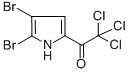 structure of CAS# 50371-52-3, 2,2,2-Trichloro-1-(4,5-Dibromo-1H-Pyrrol-2-Yl)-1-Ethanone;10X-0700;Zinc03883296