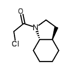 CAS 登录号：50669-85-7， 2-氯-1-[(3aR,7aS)-八氢-1H-吲哚-1-基]乙酮