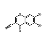 CAS 登录号：50743-44-7， 6,7-二羟基-4-氧代-4H-苯并吡喃-3-甲腈