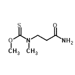 CAS 登录号：50836-85-6， N<sup>3</sup>-(甲氧基硫代甲酰)-N<sup>3</sup>-甲基-beta-丙氨酰胺
