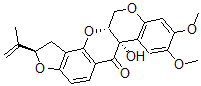 CAS 登录号：509-96-6， 12alpha-羟基鱼藤酮