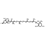 CAS#: 50906-61-1， (3R,3'S,5'R)-3,3',8'-Trihydroxy-7,8-Didehydro-beta,kappa-Caroten-6'-One