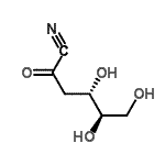 CAS 登录号：50908-44-6， (4S,5R)-4,5,6-三羟基-2-氧代己腈