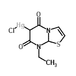CAS 登录号：50979-29-8， 氯(8-乙基-5,7-二氧代-6,7,8,8A-四氢-5H-[1,3]噻唑并[3,2-a]嘧啶-6-基)汞
