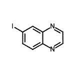 结构式 CAS# 50998-18-0, 6-碘喹喔啉