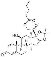 CAS#: 51112-52-8， 9-Fluoro-11beta,21-Dihydroxy-16alpha,17-(Isopropylidenedioxy)Pregna-1,4-Diene-3,20-Dione 21-Valerate