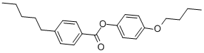 structure of CAS# 51128-24-6, 4-n-Pentylbenzoic Acid 4'-n-Butoxyphenyl Ester;4-Amylbenzoic Acid 4-Butoxyphenyl Ester 4-Pentylbenzoic Acid 4-Butoxyphenyl Ester;4-N-PENTYLBENZOIC ACID 4'-N-BUTOXYPHENYL ESTER 99+%;4-N-PENTYLBENZOIC ACID 4'-N-BUTOXYPHENYL ESTER