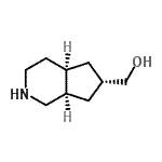 CAS 登录号：51153-70-9， (4aR,6S,7aR)-八氢-1H-环戊二烯并[c]吡啶-6-基甲醇