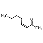 CAS 登录号：51193-77-2， (3Z)-3-辛烯-2-酮