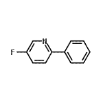 structure of CAS# 512171-81-2, 5-Fluoro-2-Phenylpyridine