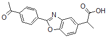 CAS#: 51234-37-8， 2-(4-Acetylphenyl)-alpha-Methyl-5-Benzoxazoleacetic Acid