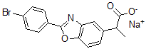 CAS#: 51234-39-0， 2-(4-Bromophenyl)-alpha-Methyl-5-Benzoxazoleacetic Acid Sodium Salt