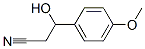 CAS#: 51241-27-1， 3-Hydroxy-3-(4-Methoxyphenyl)Propanenitrile
