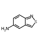 structure of CAS# 51253-66-8, 2,1-Benzothiazol-5-Amine;2,1-Benzisothiazol-5-amine;2,1-Benzothiazol-5-amin;2,1-Benzothiazol-5-amine