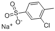 structure of CAS# 5138-91-0, 2-Chlorotoluene-4-Sulfonic Acid Sodium Salt;3-Chloro-4-Methyl-Benzenesulfonic Acid;Sodium;Nsc36956
